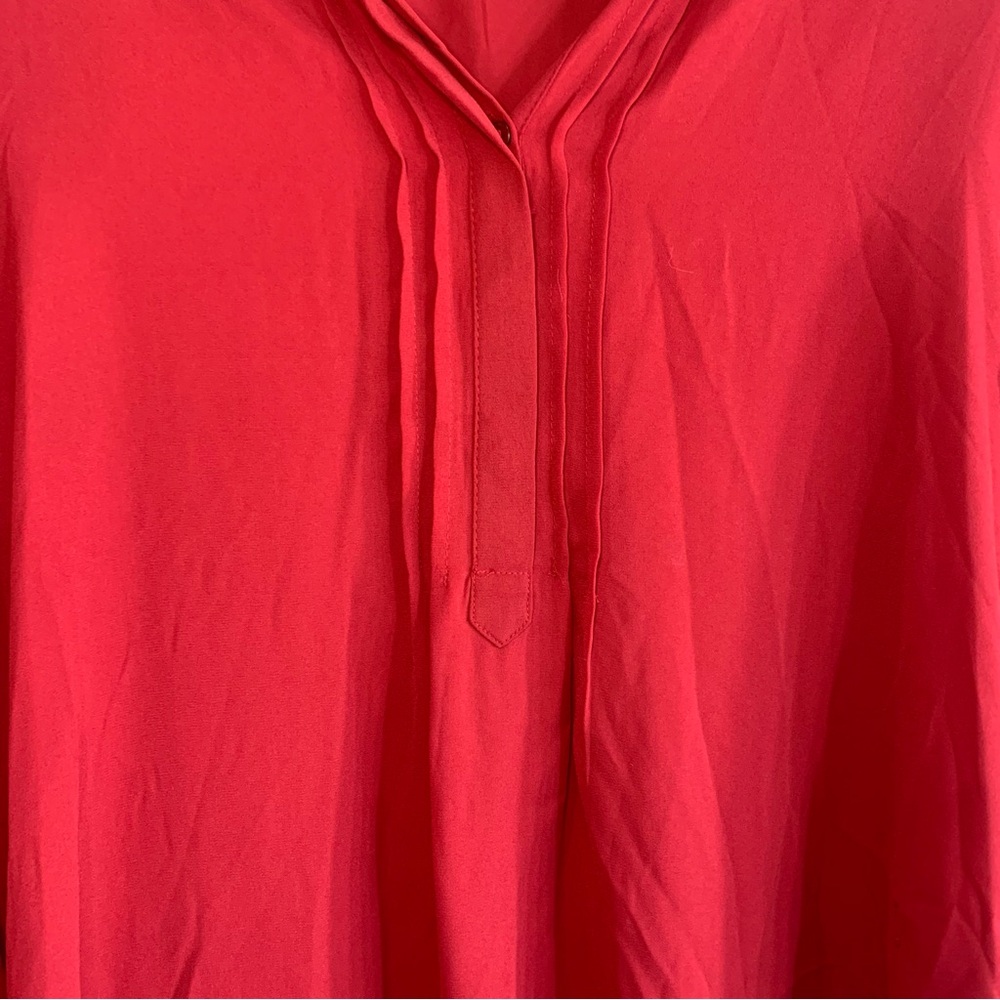 NWT Vince Camuto Ruffle Sleeve Split Neck Blouse, various sizes - Picture 5 of 11